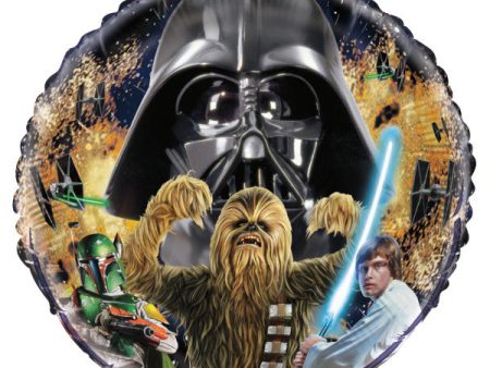 Star Wars Classic Round Foil Balloon 18 , Packaged on Sale