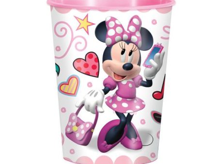 Disney Iconic Minnie Mouse 16oz Plastic Stadium Cup For Sale