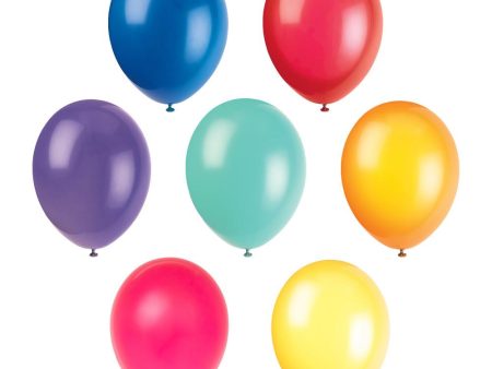 12  Latex Balloons, 10ct - Assorted For Discount