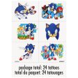 Sonic the Hedgehog Tattoos, 24ct For Sale