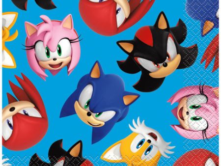 Sonic the Hedgehog Luncheon Napkins, 16ct Cheap