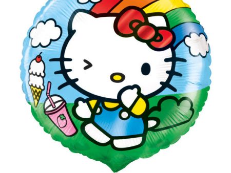 Hello Kitty Round Foil Balloon 18 , Packaged Discount