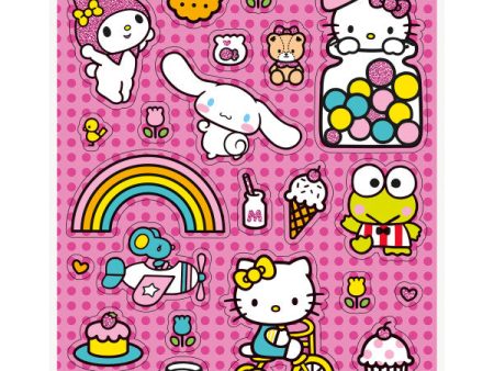 Hello Kitty and Friends Glittery Sticker Sheets, 4ct For Sale