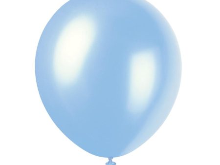 12  Latex Balloons, 8ct - Powder Blue Cheap