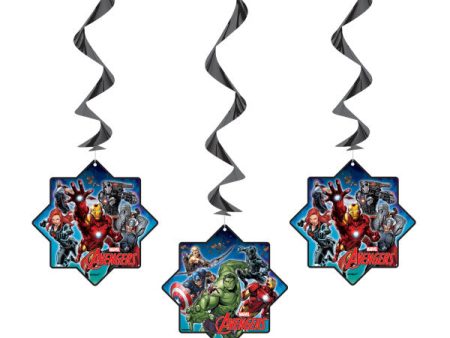 Avengers Hanging Swirl Decorations, 26 , 3ct For Discount