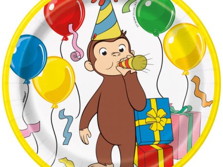 Curious George Round 7  Dessert Plates, 8ct For Discount