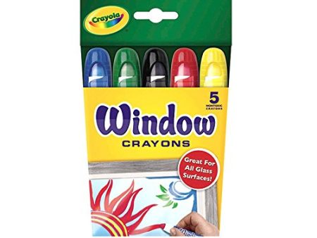 Crayola Window Crayons 5ct. (24) Fashion