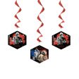 Star Wars Episode VIII Hanging Swirl Decorations, 26 , 3ct Online Hot Sale