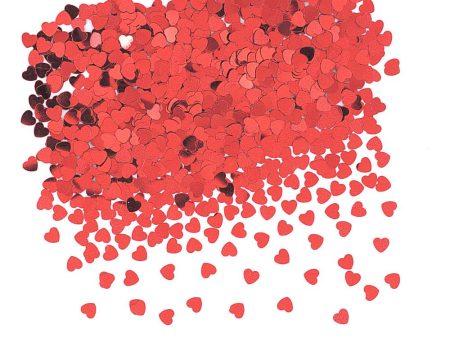 Red Foil Heart Confetti, .5oz For Cheap