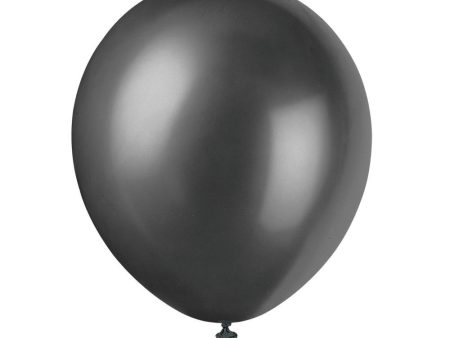 12  Latex Balloons, 8ct - Shadow Black Online Sale