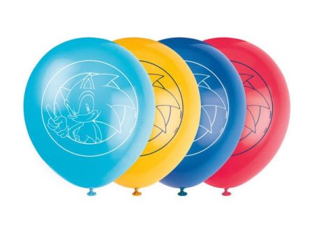 Sonic the Hedgehog Assorted 12  Latex Balloons, 8ct Cheap