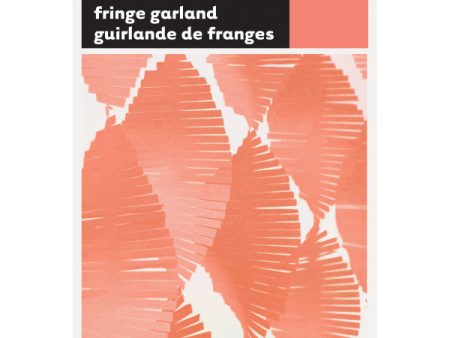 Coral Tissue Fringe Garland, 9 ft on Sale