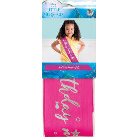 Disney The Little Mermaid Birthday Sash Supply