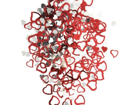 Hearts Foil Confetti, .5oz Supply