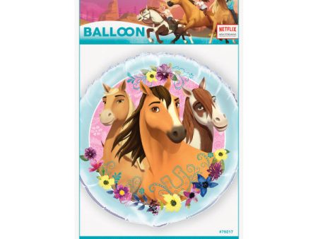 Spirit Riding Free Round Foil Balloon 18 , Packaged Hot on Sale