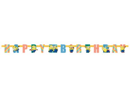 Despicable Me  Happy Birthday  Jointed Banner, 6.5 ft Fashion